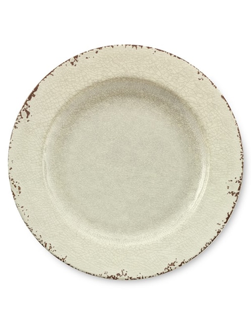 Plato trinche Rustic Italian de melamina 1