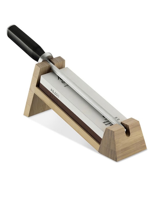 Afilador con base para cuchillos