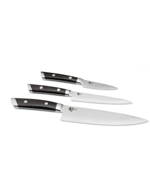 Set de cuchillos utilitario  3 piezas 1