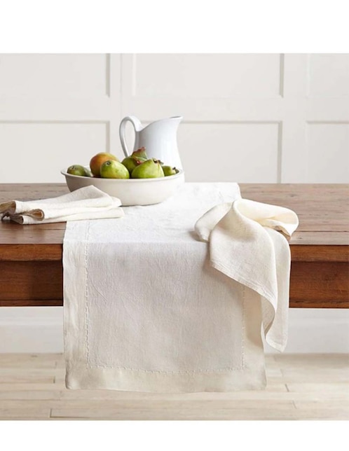 Camino de mesa de lino Washed Linen 1