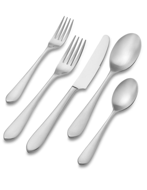Set cubiertos Flute de acero inoxidable 5 piezas