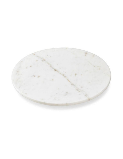 Charola de servicio Lazy Susan de mármol