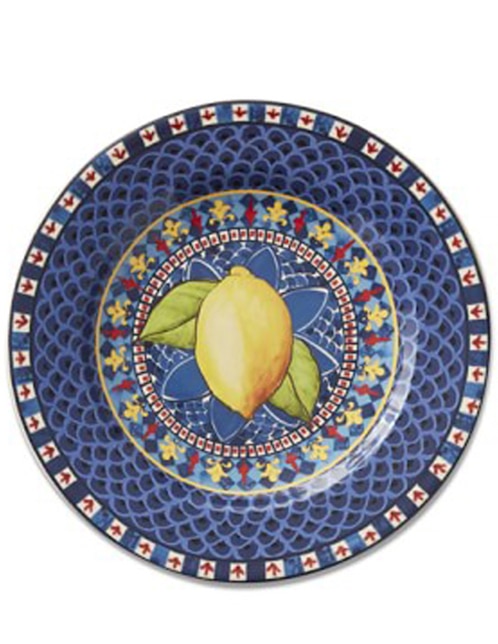 Plato ensalada Sicilia de porcelana 1