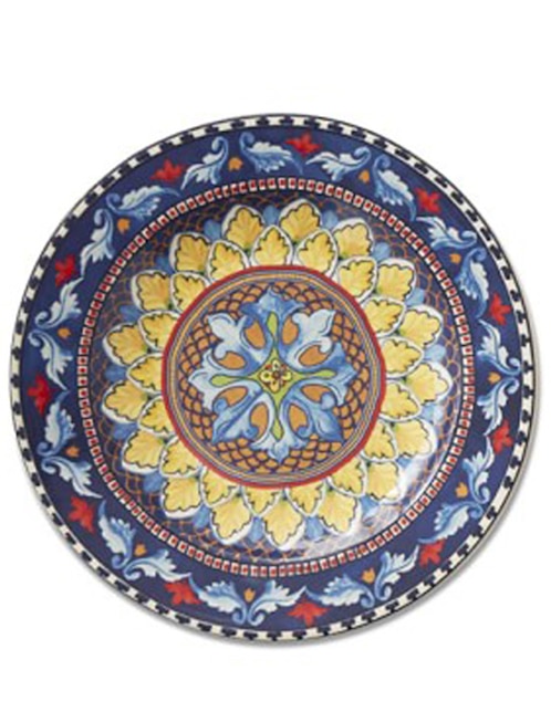 Plato ensalada Sicilia de porcelana 1