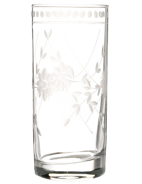 Vaso High Ball Vintage Edge de vidrio 1