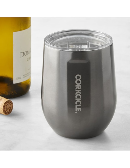 Imagen de producto VASO VINO CORKCICLE WS ACERO, TURQUESA,
