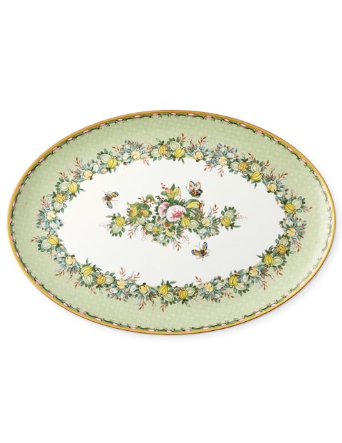 Platón Famille Rose de porcelana