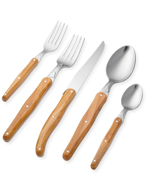Set cubiertos Laguiole de acero inoxidable 5 piezas 1