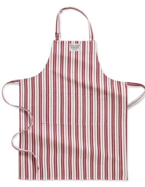 Imagen de producto DELANTAL STRIPE 2019 1 PZA ALGOD, ROJO