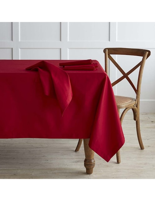 Mantel rectangular de algodón