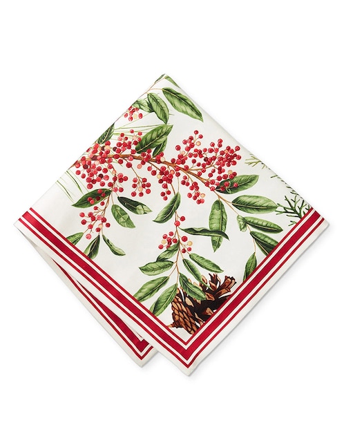 Set servilleta Woodland Berry de algodón 4 piezas 1