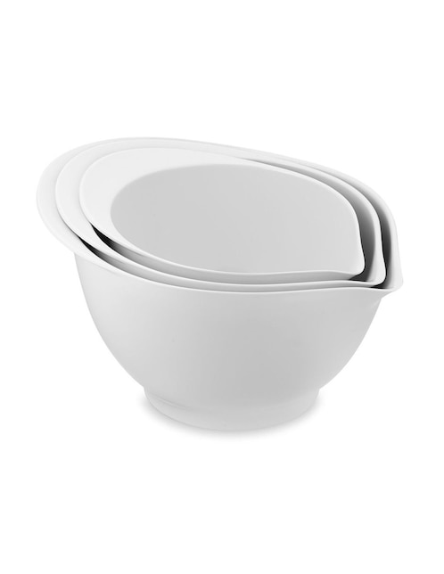 Set bowl Pour Spout 3 piezas de melamina 1