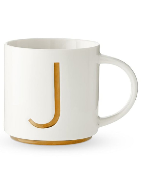 Taza americana Gold Monogram J 1