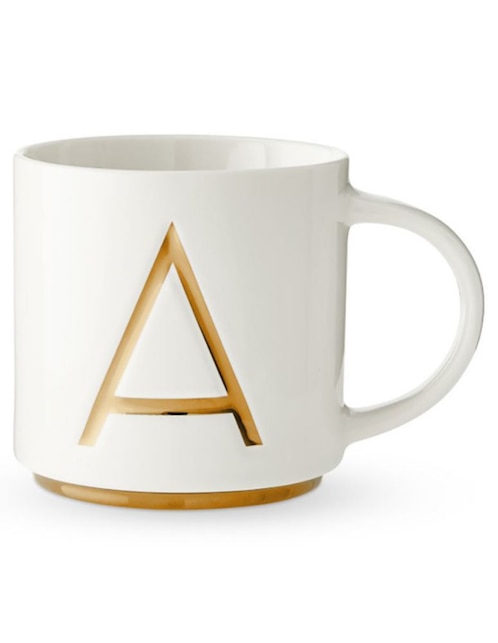 Taza americana Gold Monogram A 1
