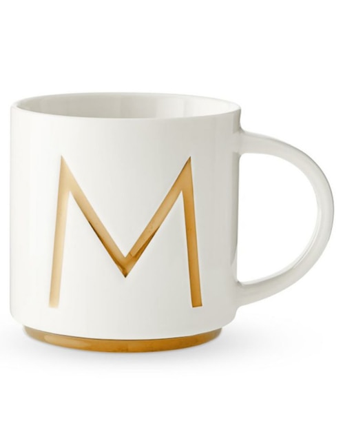 Taza clásica Gold Monogram M