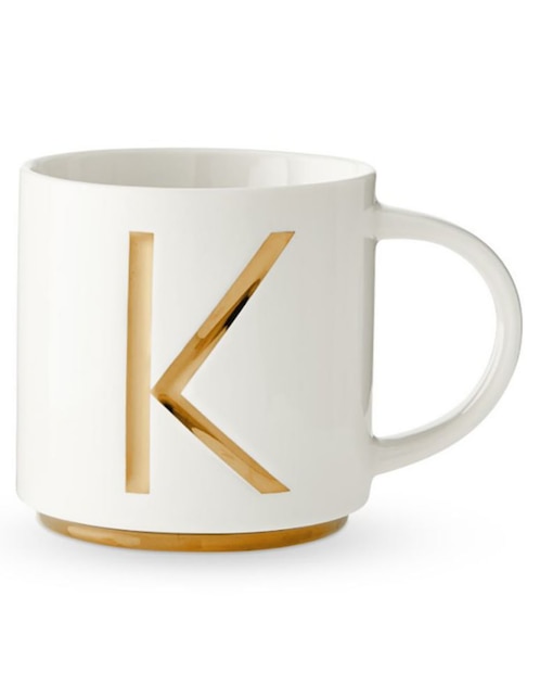 Taza americana Gold Monogram K 1