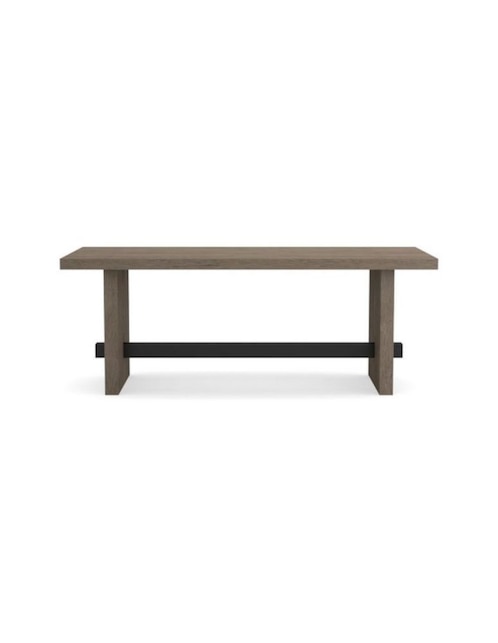Mesa de comedor Mountauk de madera roble