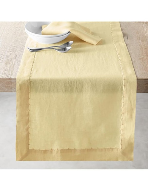 Camino de mesa de lino Washed Linen 1
