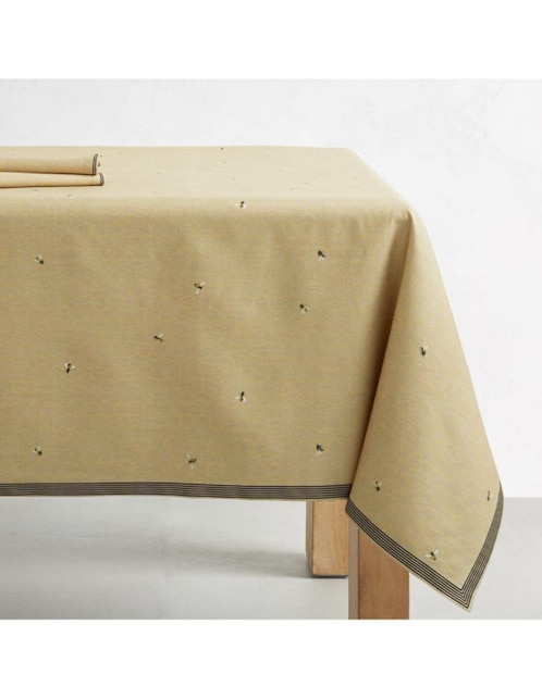 Mantel rectangular de algodón Honeybee 1