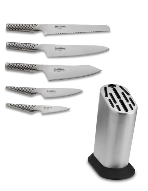 Set de cuchillos utilitario global classic 6 piezas 1
