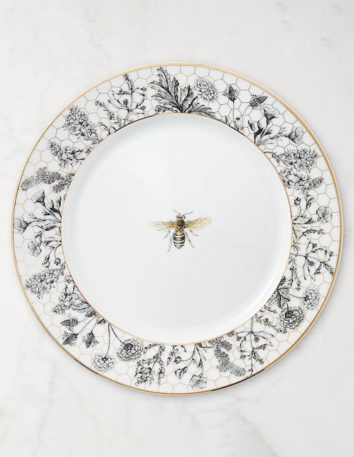WILLIAMS-SONOMA Plato trinche Honeycomb de porcelana