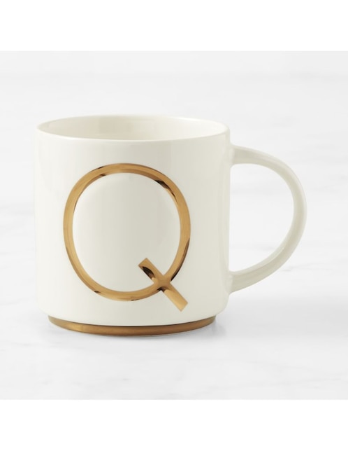 Taza clásica Gold Monogram 1