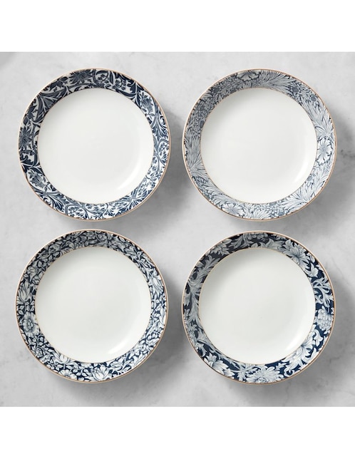 Set bowl Morris & Co 4 piezas de porcelana 1