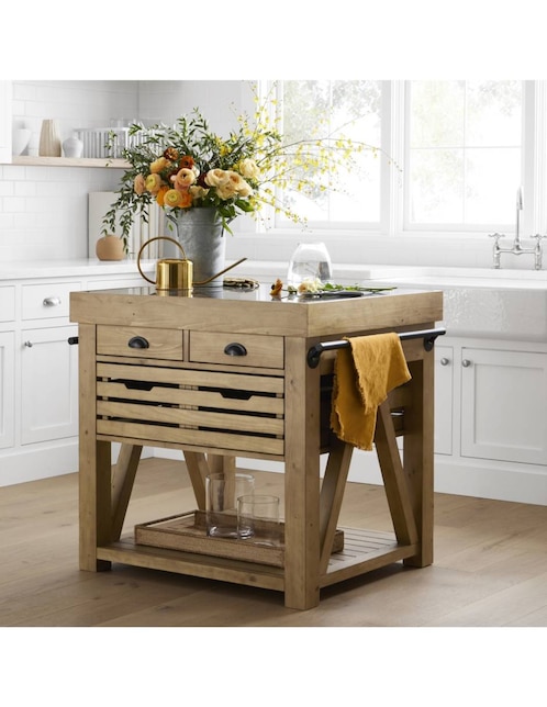 Mesa de cocina Cooper de madera