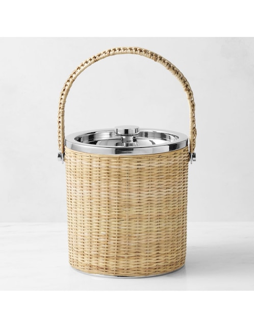 Hielera Woven Ice Bucket de acero inoxidable 1