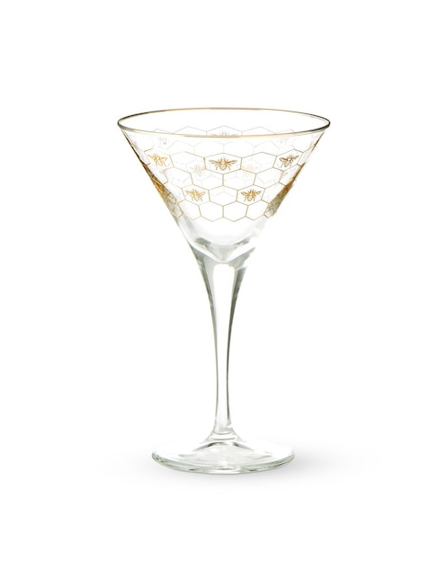 Copa para martini Honeycomb de vidrio 1