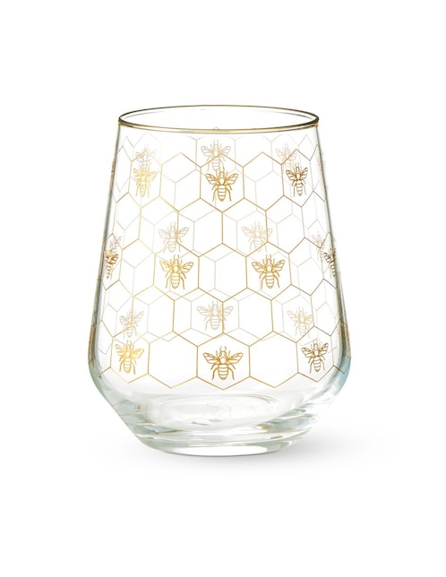 Vaso vino Honeycomb de vidrio 1
