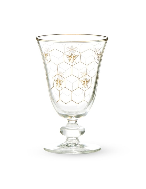 Copa para agua Honeycomb de vidrio 1