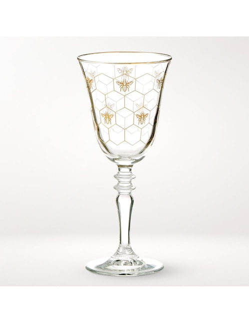Copa para vino Honeycomb de cristal 1