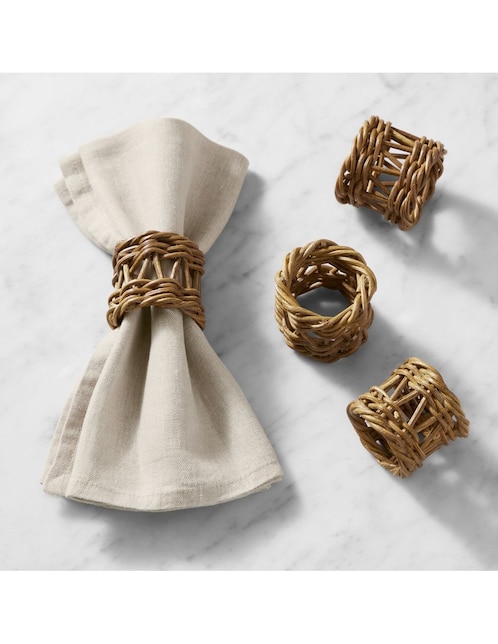 Set aro servilleta Chunky Woven 1