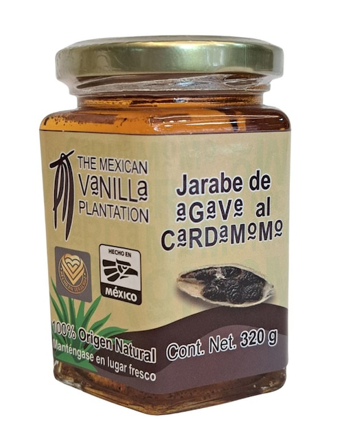 Jarabe de agave de cardamomo The Mexican Vanilla Plantation 320 g