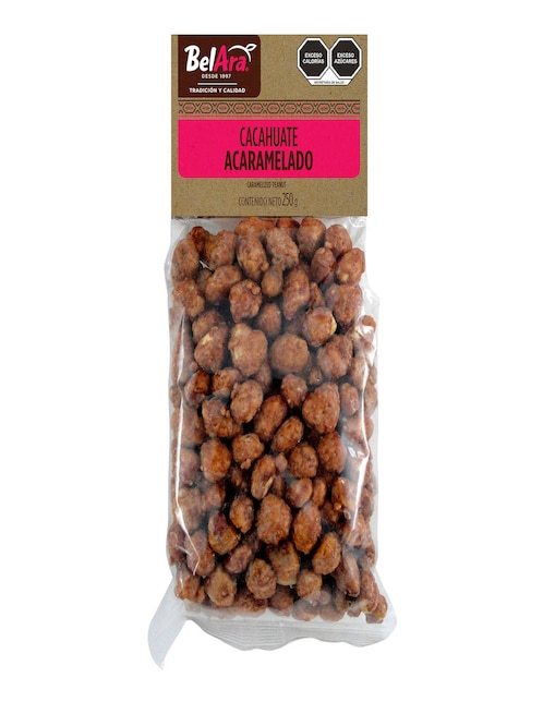 Dulces típicos Belara cacahuate acaramelado con 250 g