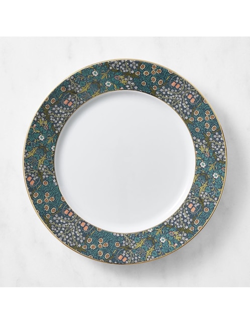 Plato trinche William Morris de porcelana 1