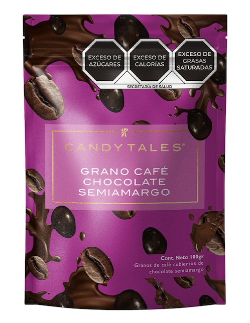 Candy Tales Grano café con chocolate semiamargo 100 g