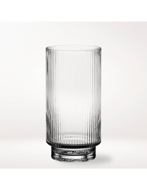 Vaso High Ball Modern Optic de vidrio 1