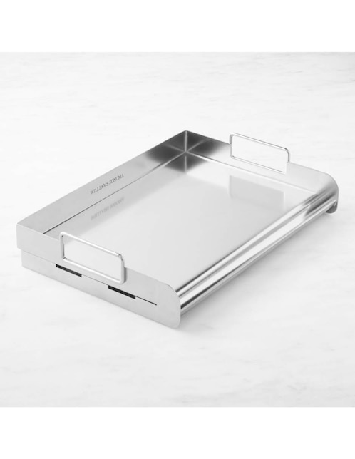 WILLIAMS-SONOMA Plancha Outdoor Stainless-Steel Griddle 3597217 de acero inoxidable