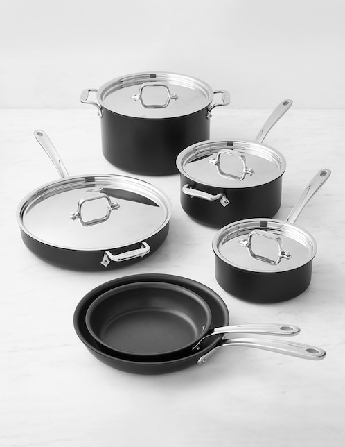 Batería de cocina All-Clad de acero inoxidable antiadherente sin PFOA 10 piezas 1