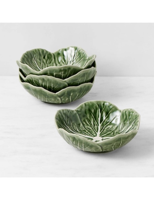 Set bowl Cabbage 4 piezas de gres