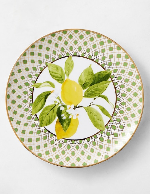 Set platos botana Limone de porcelana 4 piezas 1