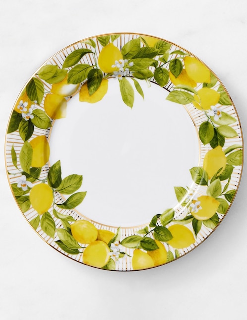 Set platos ensalada Limone de porcelana 4 piezas 1