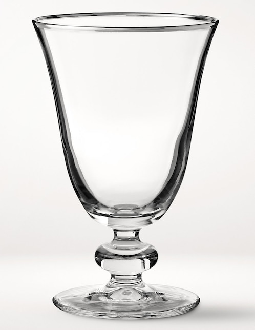 Copa para agua Silver Rim de vidrio 1