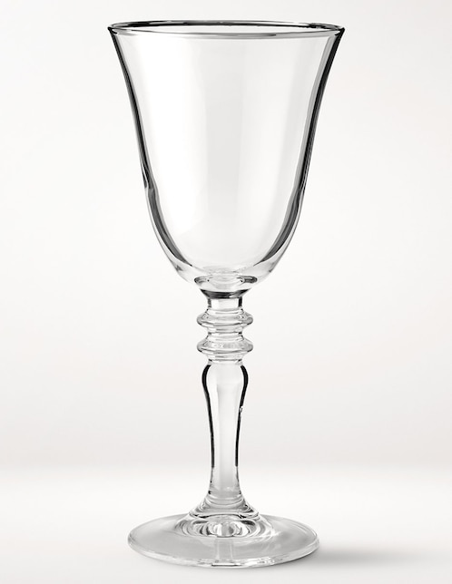 Copa para vino Silver Rim de vidrio 1