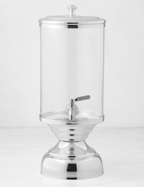 Vitrolero de vidrio Heirloom Silver