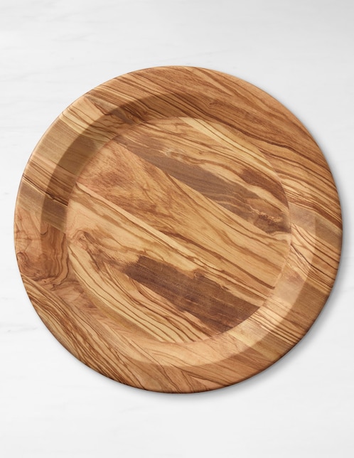 Plato base Olivewood de madera 1