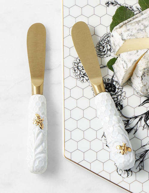 Set de cuchillos para quesos honeycomb 2 piezas