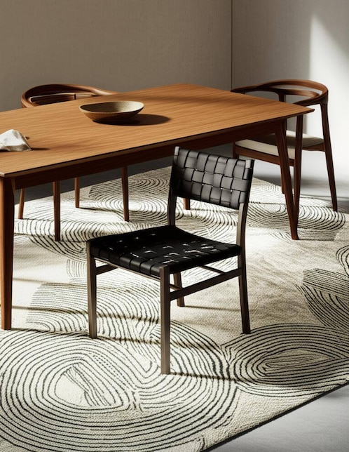 Silla sin brazos Stratton de madera 1